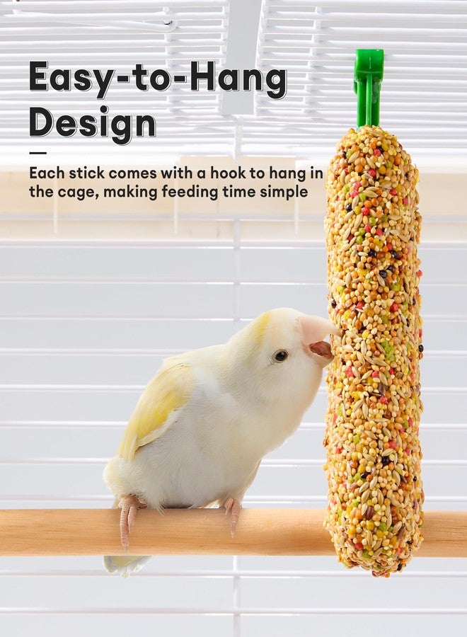 BUCATSTATE Parakeet Treats Honey Treat Sticks 3 Packs, Natural Bird Treats All Grains Flavor Cockatiel Treats, Pet Bird Treat Toy for Parrot Conure Budgie Lovebird - Image 5